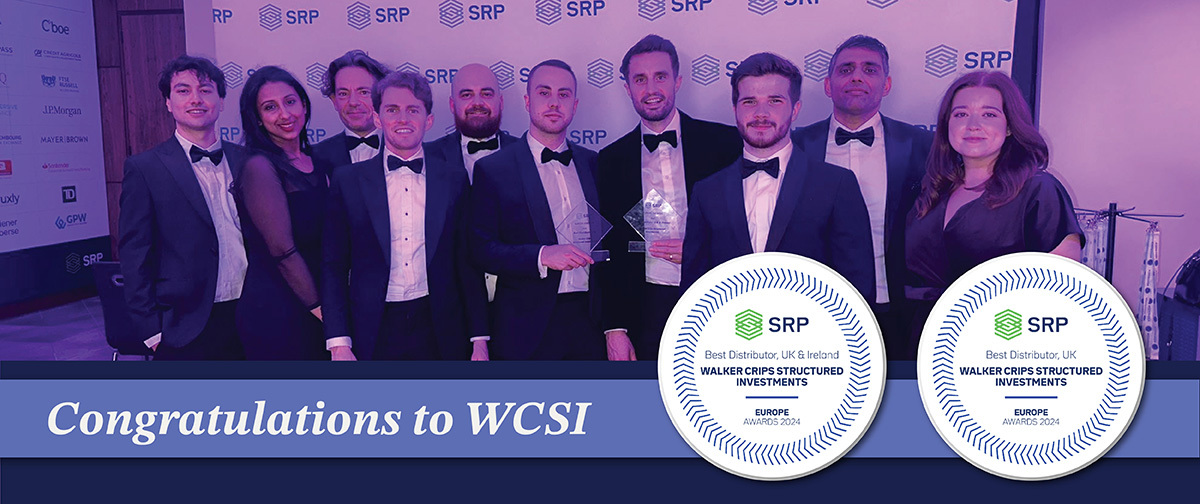 Walker Crips Structured Investments wins two awards at SRP Europe Awards for the third time